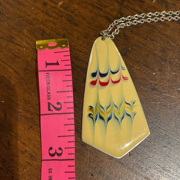 Vintage 60s / 70s stainless steel pendant - Picture 3 of 5